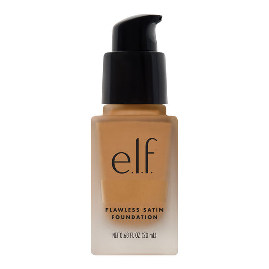 e.l.f. Flawless Finish Foundation, Lightweight & Medium Coverage, Semi-Matte Finish, Cashew, 0.68 Fl Oz (20mL)