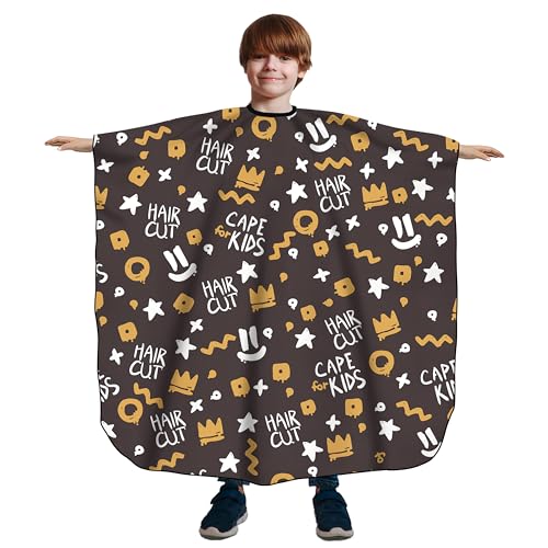 Kids Barber Cape 39x51 in | Waterproof Hair Cutting Apron
