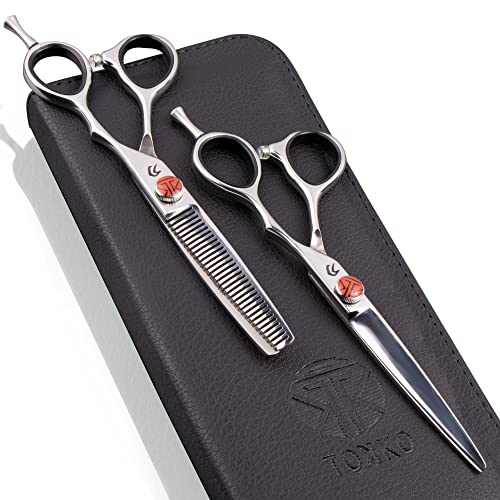 6.5" Japanese Steel Hair Shears Set - Barber & Salon Scissors