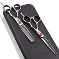 6.5" Japanese Steel Hair Shears Set - Barber & Salon Scissors