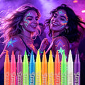 YOUKOYI Glow in Dark Temporary Tattoo Pens - 12 Pack