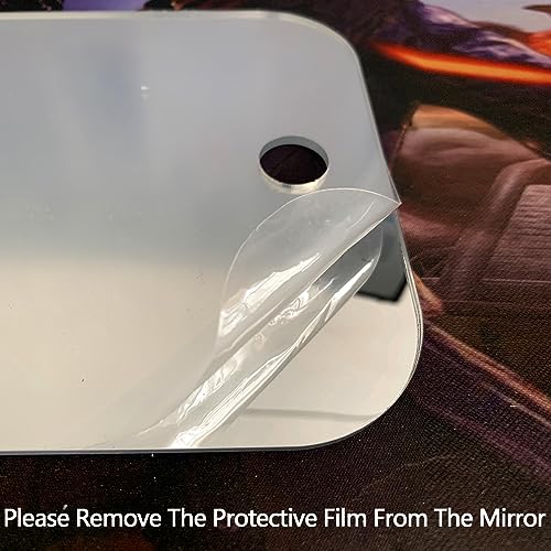 Fogless Shower Mirror for Shaving - 11x8 Inch Shatterproof Design