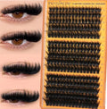 Fluffy Lash Clusters 12-20MM Thick Faux Mink Eyelash Extensions