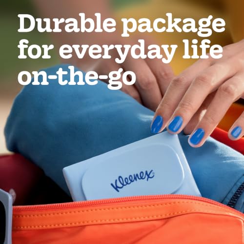 Kleenex Snap & Go Ultra Soft Facial Tissues, 4-Pack, 25 Tissues Each