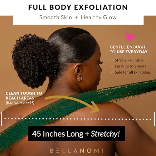 African Exfoliating Net Sponge – 45 inches Back Scrubber