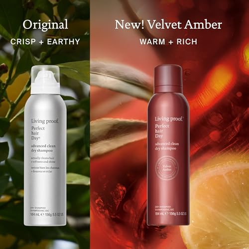 Living Proof Perfect Hair Day Dry Shampoo Velvet Amber Scent 5.5 oz - Advanced Clean & Refreshing