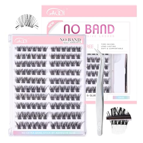 GAQQI Self-Adhesive Eyelash Clusters - Classic Volume Lashes 10-16mm