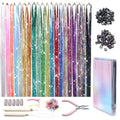 Hair Tinsel Kit 20 Colors - Heat Resistant Extensions 48 Inch