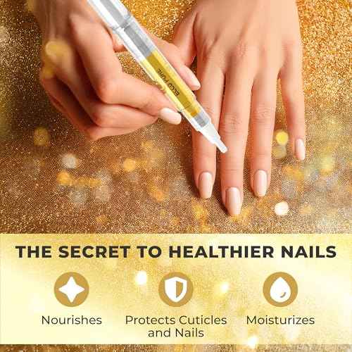 Cuticle Oil Protector Pen ? Nail Care & Strengthening Treatment for Manicures, Compatible with Gel Polish & Acrylics