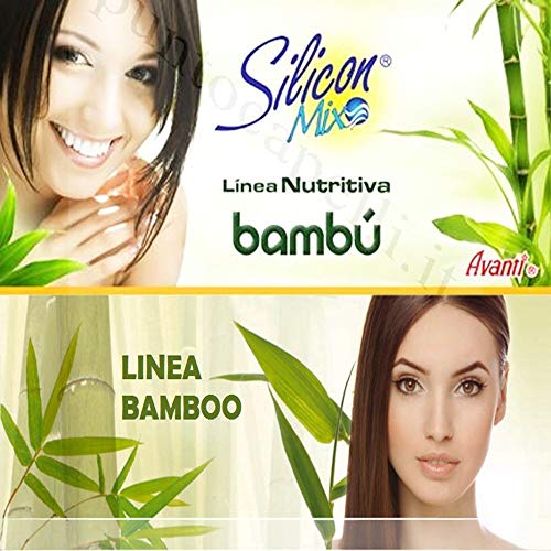 Silicon Mix Bambu Shampoo & Conditioner 16 oz Combo ? Deep Conditioning Mask for Strong, Hydrated & Revitalized Hair ? Restores Shine, Softness & Improves Elasticity