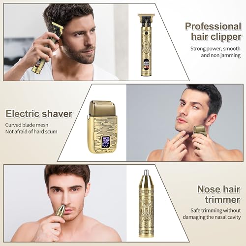 IsoLytrin Electric Foil Shaver & T-Blade Beard Trimmer Set