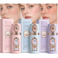 3-Piece Waterproof Liquid Blush Set - Long-Lasting Cheek Color