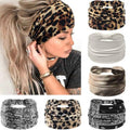 Awumbuk Wide Knotted Headband for Women - Non-Slip Boho Turban