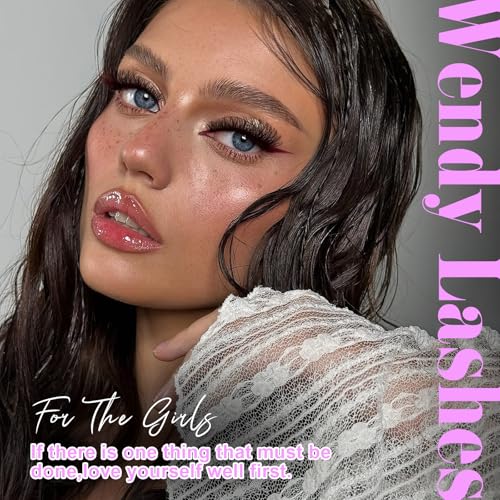 WENDY LASHES Lash Clusters 80D+100D Eyelash Clusters 462PCS Wispy Individual Lashes, 10-18MM D-curly Lash Extension DIY Cluster Eyelash Extensions for Beginners