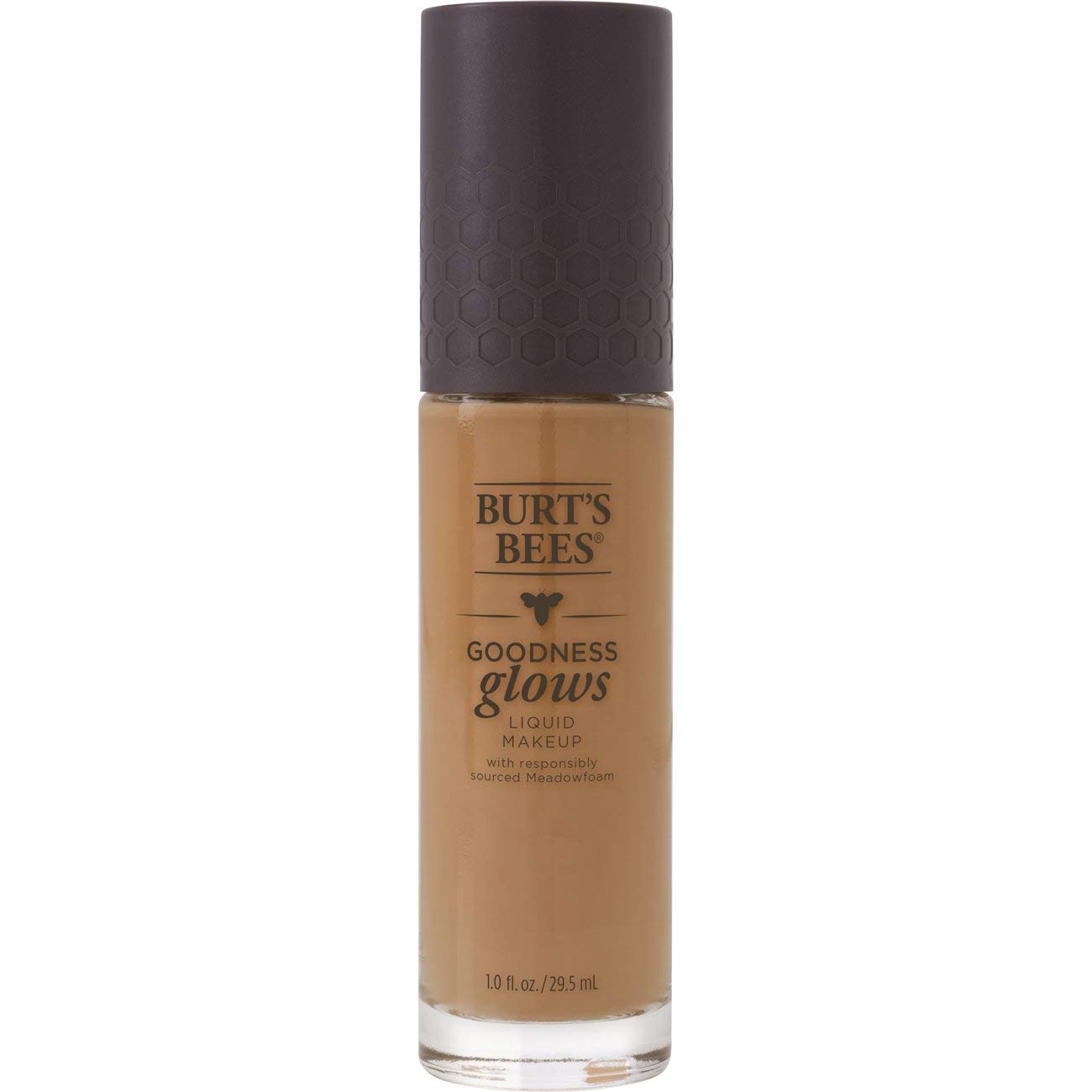 Burt's Bees Goodness Glows Liquid Makeup, Rich Caramel - 1.0 Ounce