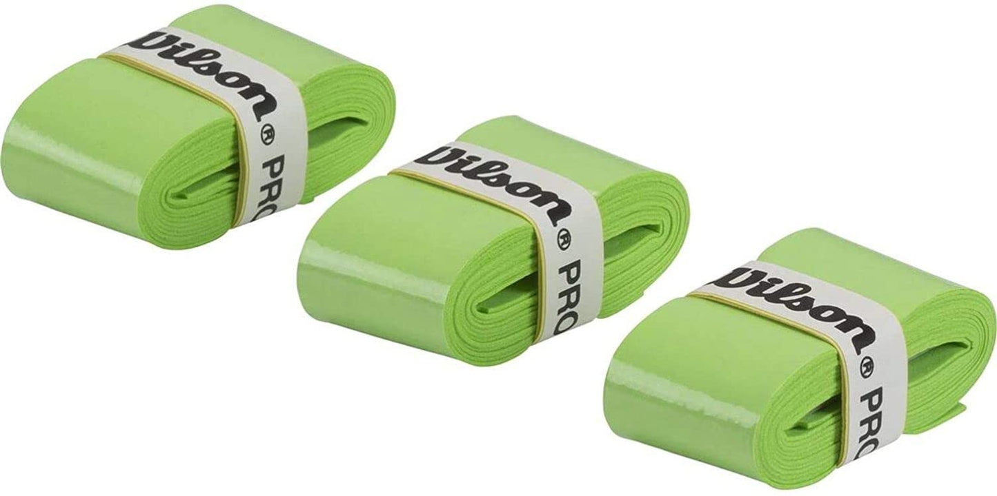 WILSON Sporting Goods Pro Overgrip Tennis Grip - Blade, Green, 3pack (WRZ470810)