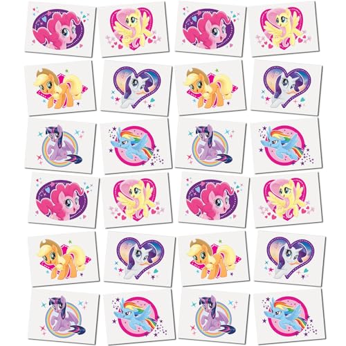 My Little Pony Temporary Tattoos - 24 Pack Assorted