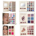 78-Color Makeup Palette Book with Mirror - All-in-One Kit