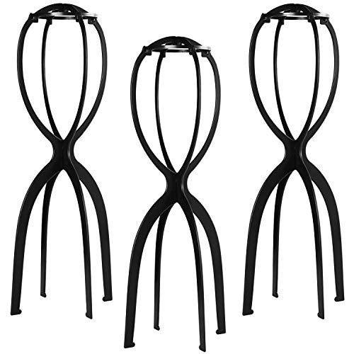 Dreamlover Wig Stand, Tall Wig Stand Long, 3 Pack