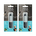 RED by Kiss Root Touch Up Stick, Water-Resistant Gray Hair Concealer (2 Pack, Black)