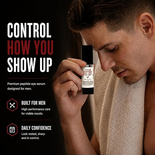 Man Labs Titan Peptide Cooling Eye Serum for Men