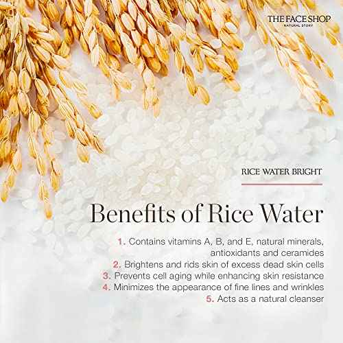 The Face Shop Oil-Free Liquid Eye Makeup Remover, Natural Rice Water Lipstick, Waterproof Mascara & Eyeliner Removal - 120 mL / 4 Oz, K-Beauty