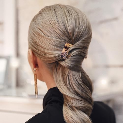 6-Piece French Hair Side Combs, 2 inch Small Decorative Hair Comb Clips