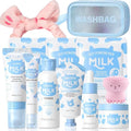 Milk Skincare Set for Teens Girls 12-Piece Kit with Cleanser & Moisturizer