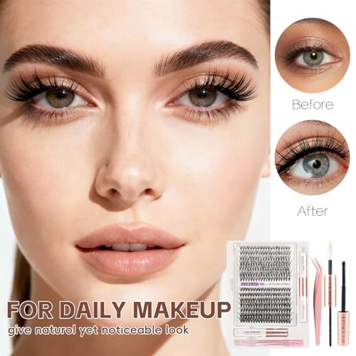 Lash Extension Kit 280PCS - DIY Volume Clusters 9-16mm