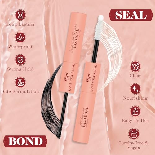 Higu Clace Lash Bond and Seal - 10ml Waterproof Lash Glue