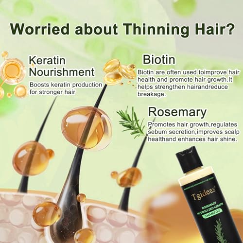 Rosemary Biotin Volumizing Shampoo for Thinning Hair