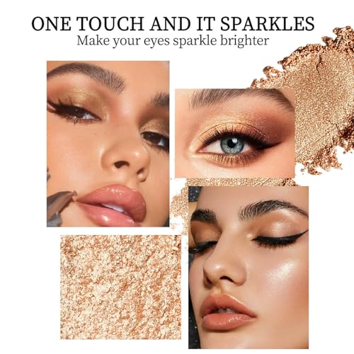8 Colors Cream Eyeshadow Sticks, 12H Waterproof Shimmer