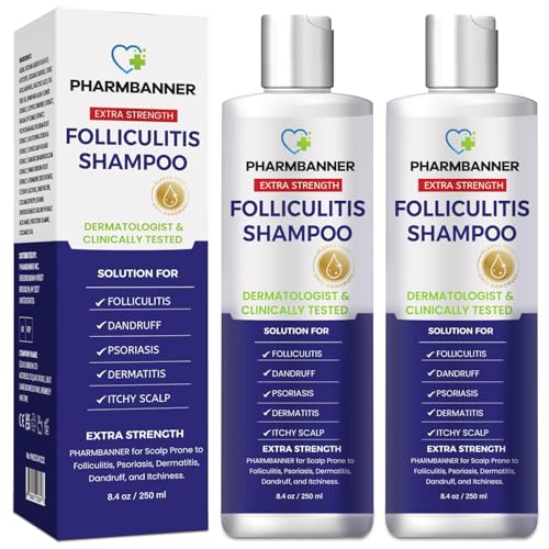 Anti-Fungal Shampoo for Itchy Scalp & Dandruff – 2 Pack