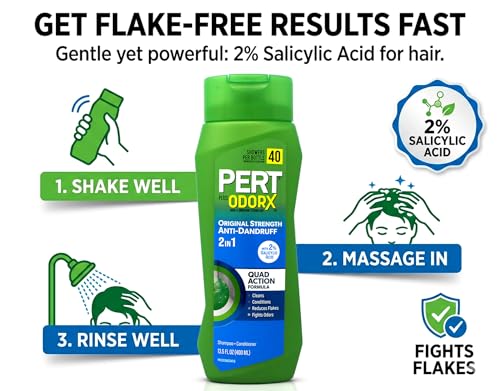 Pert 2-in-1 Anti-Dandruff Shampoo & Conditioner, 13.5 oz