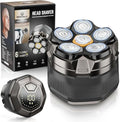Wyklaus 6D Electric Head Shaver for Men, Waterproof Wet Dry