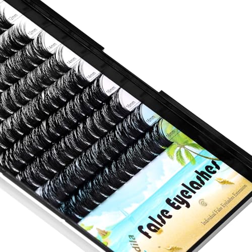 Mixed Cluster Eyelashes 10-18mm D Curl 0.07mm