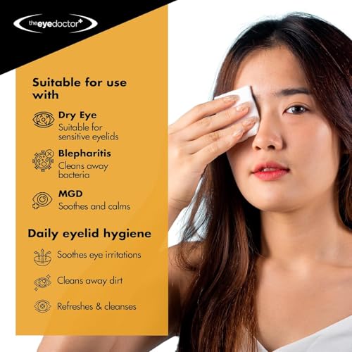 The Eye Doctor Biodegradable Eyelid Wipes - 80 Count