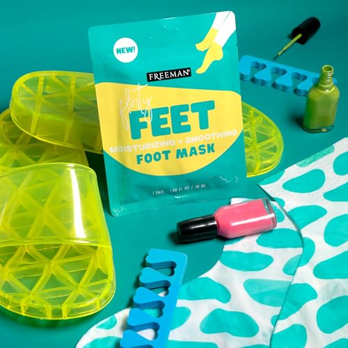 Freeman Flirty Feet Foot Peel Spray and Moisturizing Masks Set (4-Piece)