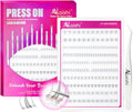 Self-Adhesive Bottom Lash Clusters, 128pcs DIY Eyelashes