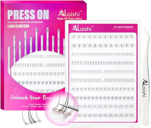 Self-Adhesive Bottom Lash Clusters, 128pcs DIY Eyelashes