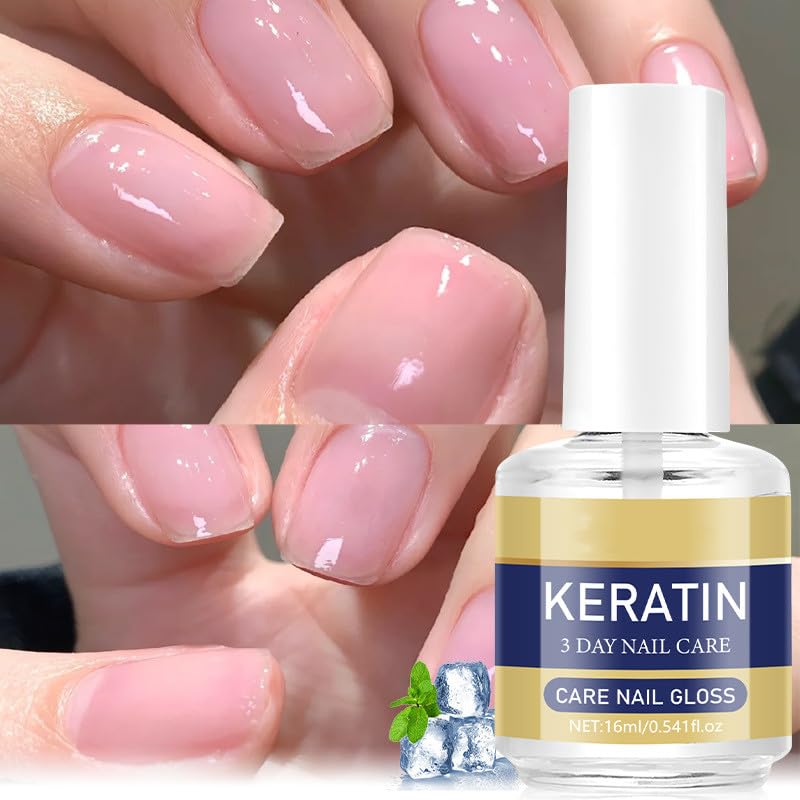Keratin Nail Care Oil 2-Pack for Dry, Brittle Nails & Cuticles
