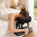 Adjustable Massage Headrest for Bed with Memory Foam Pillow