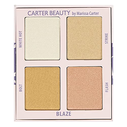 Carter Beauty Blaze Highlighter Palette | Shimmer & Matte
