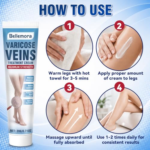 Bellemora Varicose Veins Cream – Relief for Legs & Circulation