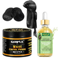 Natural Wave Pomade for Men Strong Hold, Easy Wash 360 Training Hair