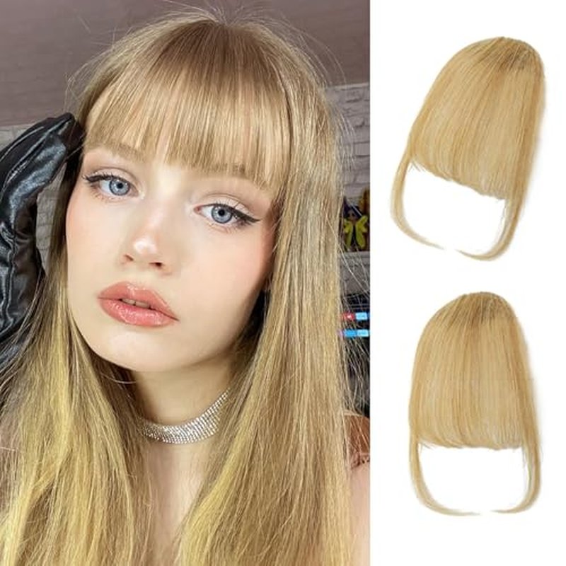 100% Human Hair Clip-In Bangs - Air Fringe Wispy