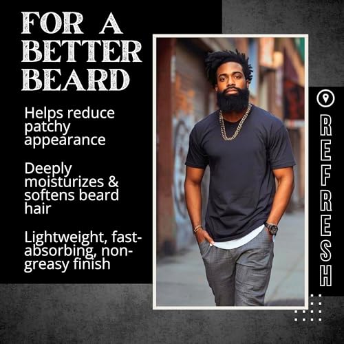 Beard Gains Beard Oil for Men - Organic Beard Growth Oil, Moisturizer & Conditioner, Softens & Strengthens Facial Hair, Reduces Itch, Promotes Healthy Beard (1oz, Valhalla)
