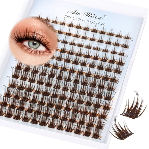 Lash Clusters D Curl 10-16MM Wispy Eyelash Extensions 120Pcs