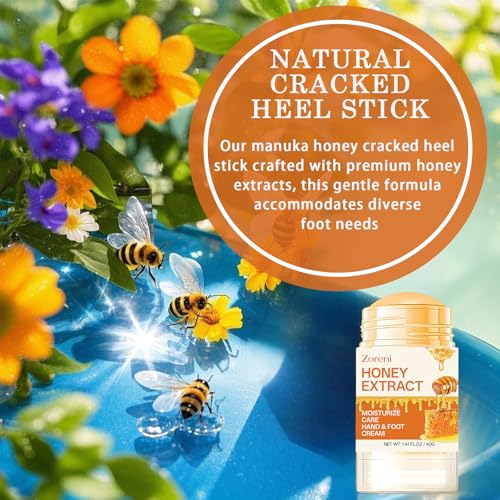 Zoreni Cracked Heel Cream Stick - Dry Feet Repair, 2 Pack
