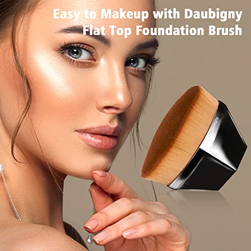 Daubigny Foundation Brush Flat Top Kabuki - Soft Bristles